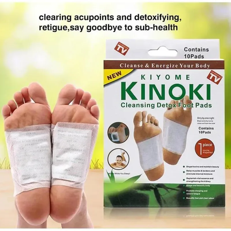 10 Pcs Detox Foot Pads for Pain Relief & Wellness