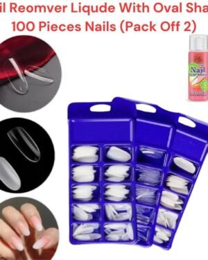 100 Pcs White Fake Nails for Nail Art