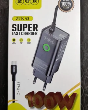100W Super Fast Charger with Type-C Cable