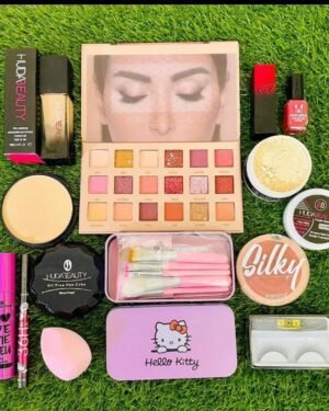 12 in 1 Makeup Kit with Brushes & False Lashes