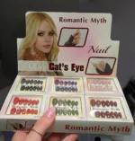 12 Pcs Cat's Eye Press-On Nails Set