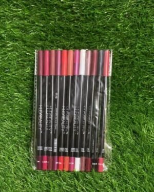 12 Pcs Creamy Flaky Lip Pencils Bold Color Set