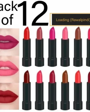 12 Pcs Matte Lipstick Set Bold Long Lasting Shades