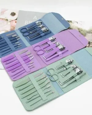 16 in 1 Stainless Steel Nail Cutter Set Multicolor