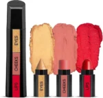 2-in-1 Lipstick Blush Red Peach Golden