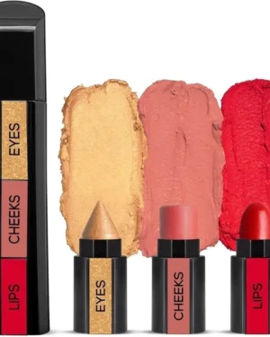 2-in-1 Lipstick Blush Red Peach Golden