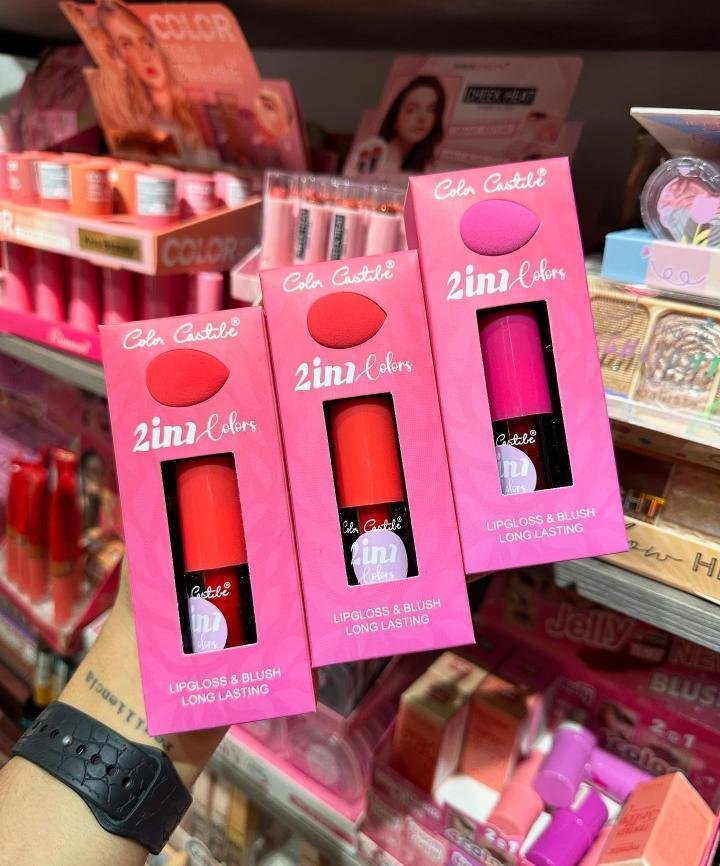2 in 1 Liquid Blush & Gloss Pink Orange 2 in 1 Liquid Blush & Gloss Pink Orange