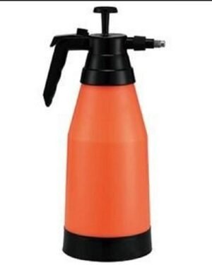 2 Liter Orange Pressure Pump Spray Bottle