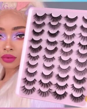 20 Pairs Luxury Fluffy False Eyelashes Party Use