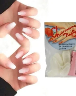 24 Pcs ABS Fake Nails with 2 Free Glues
