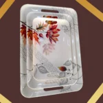 3 Pcs Tray Set Chase Melamine Serving Tray Set