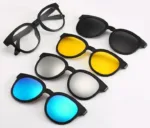 3 Pcs UV400 Sunglasses Black Unisex Pack