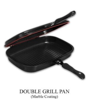 36cm Marble Coated Double Grill Pan