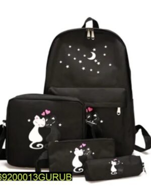 4 Pcs Casual Backpack