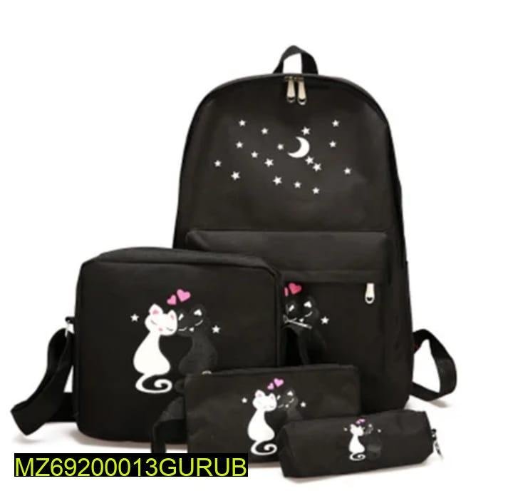 4 Pcs Casual Backpack 4 Pcs Casual Backpack