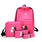 4 Pcs Casual Backpack