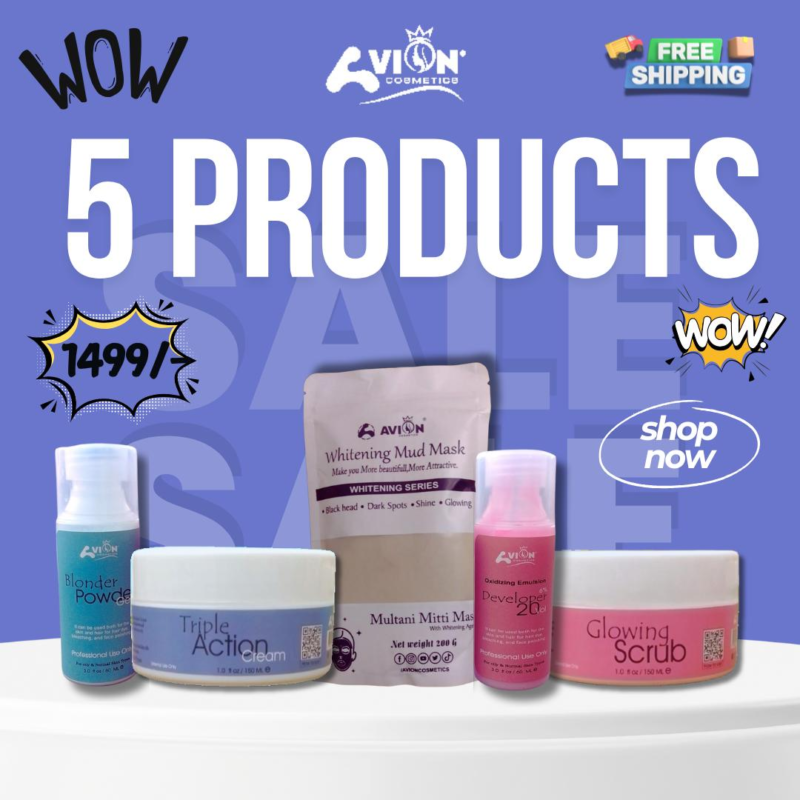 5 in 1 Skincare Bundle for Glowing Skin