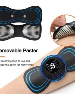 5Pcs Mini Rechargeable Body Massager Black Portable