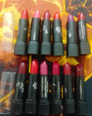 6 Pcs High Pigmented Multicolor Lipsticks for Daily Use