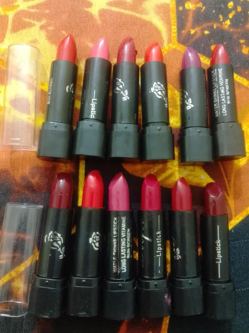 6 Pcs High Pigmented Multicolor Lipsticks for Daily Use