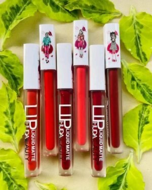 6 Pcs Matte Lip Gloss Multicolor Set