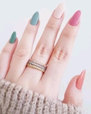 6 Pcs Quick-Drying Nail Polish Set for Long Lasting Bridal & Party Wear