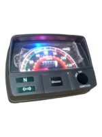 70cc Bike Speedometer with LED Light Black