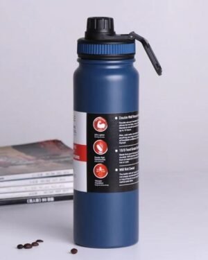 800ml Insulated Stainless Steel Water Bottle Black