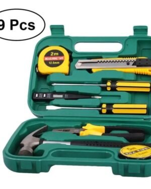 9 Pcs Stainless Steel Portable Tool Kit Set
