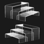 Acrylic Display Riser Stands for Jewlerry, Cosmetics and Action Figure Showcase
