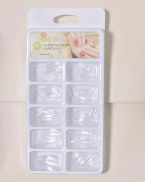 Acrylic Fake Nails 100Pc White Smooth Even Coverage