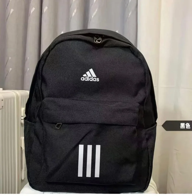 Adidas Black Nylon Backpack Multipurpose School Bag