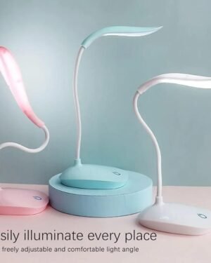 Adjustable LED Table Lamp Small Portable Rechargeable