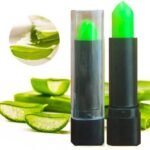 Aloe Vera Lip Balm 2 Pcs Green Glossy