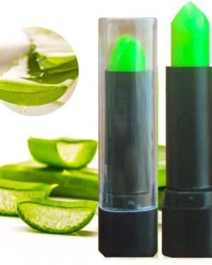 Aloe Vera Lip Balm 2 Pcs Green Glossy
