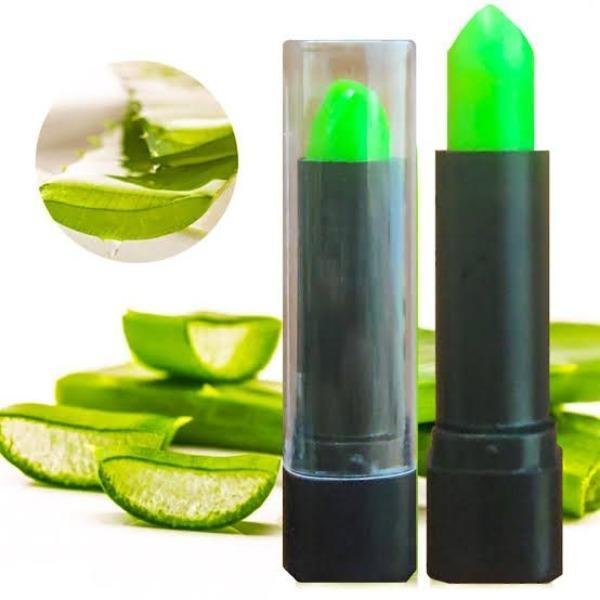 Aloe Vera Lip Balm 2 Pcs Green Glossy Aloe Vera Lip Balm 2 Pcs Green Glossy