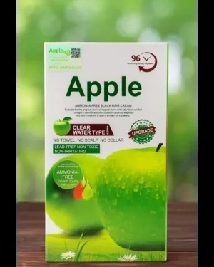 Apple Scented Ammonia-Free Black Hair Dye Cream