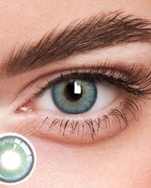 Aqua Blue Daily Wear Contact Lenses Waterproof Long Lasting