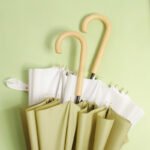 Automatic Long Handle Umbrella White Large Size