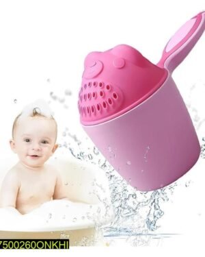 Baby Bath Mug with Cartoon Shower Cap for Kids