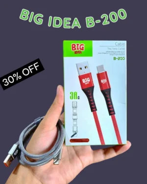 Big Idea 3A Fast Charging Cable Type C