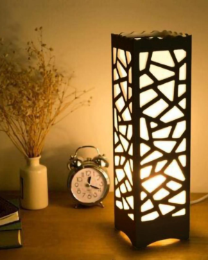 Big Wooden Laser Cut LED Night Lamp