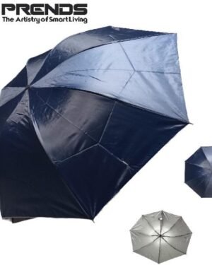 Black Fiberglass Travel Umbrella Portable Lightweight