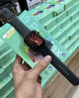 Black i9 Pro Max Smart Watch with BT Call & Sleep Tracking