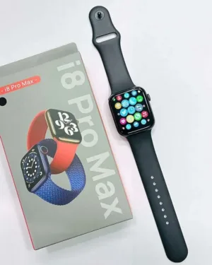 Black Smart Watch with Long Battery & Fast Charge