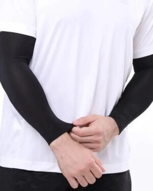 Black Stretchable Sun Protection Sleeves 2 Pcs