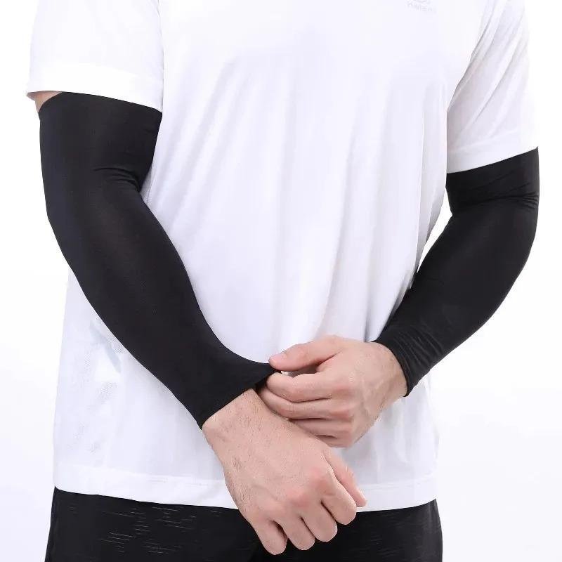 Black Stretchable Sun Protection Sleeves 2 Pcs Black Stretchable Sun Protection Sleeves 2 Pcs