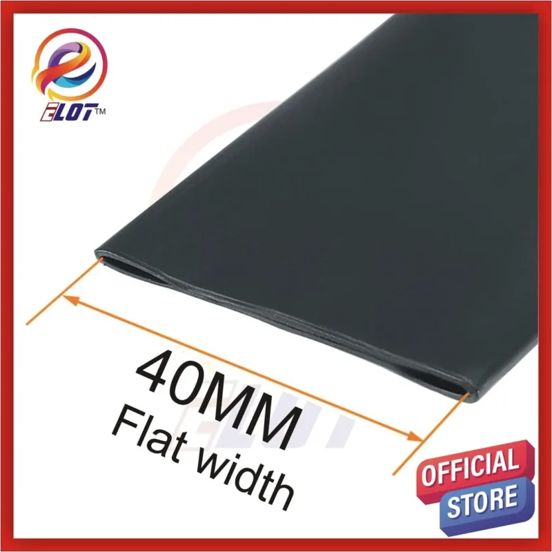 Black Wire Junction Heat Shrink Tubing 40mm