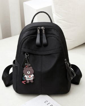 Black Women's Lightweight Oxford Backpack Outdoor