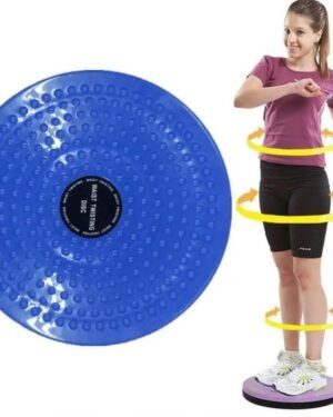 Blue Adjustable Waist Twisting Disc for Home Fitness
